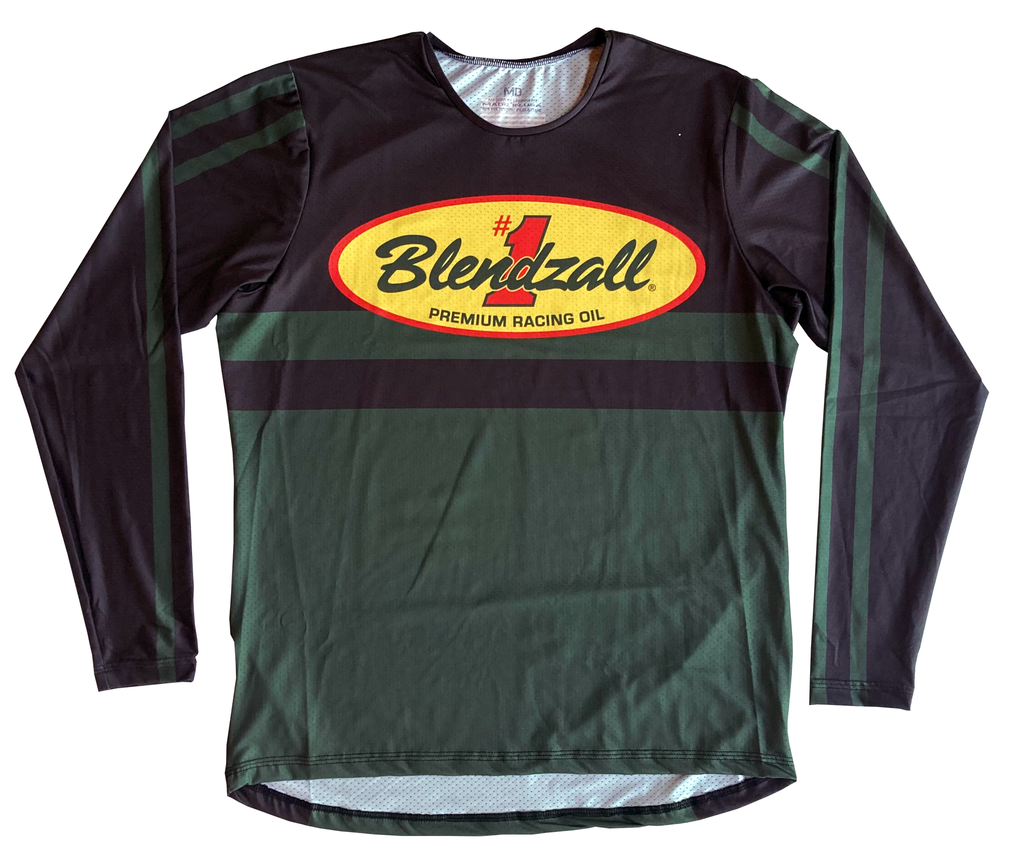 Dark Green Blendzall Riding Jersey