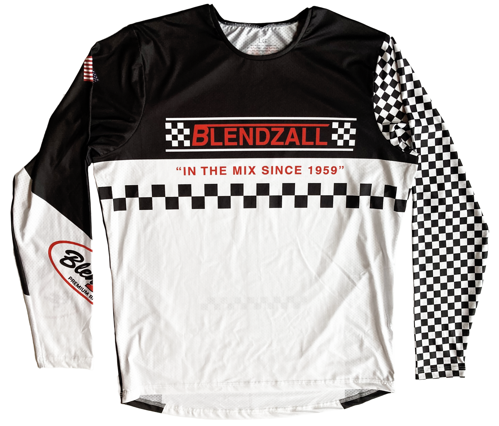 Checkered Blendzall Riding Jersey