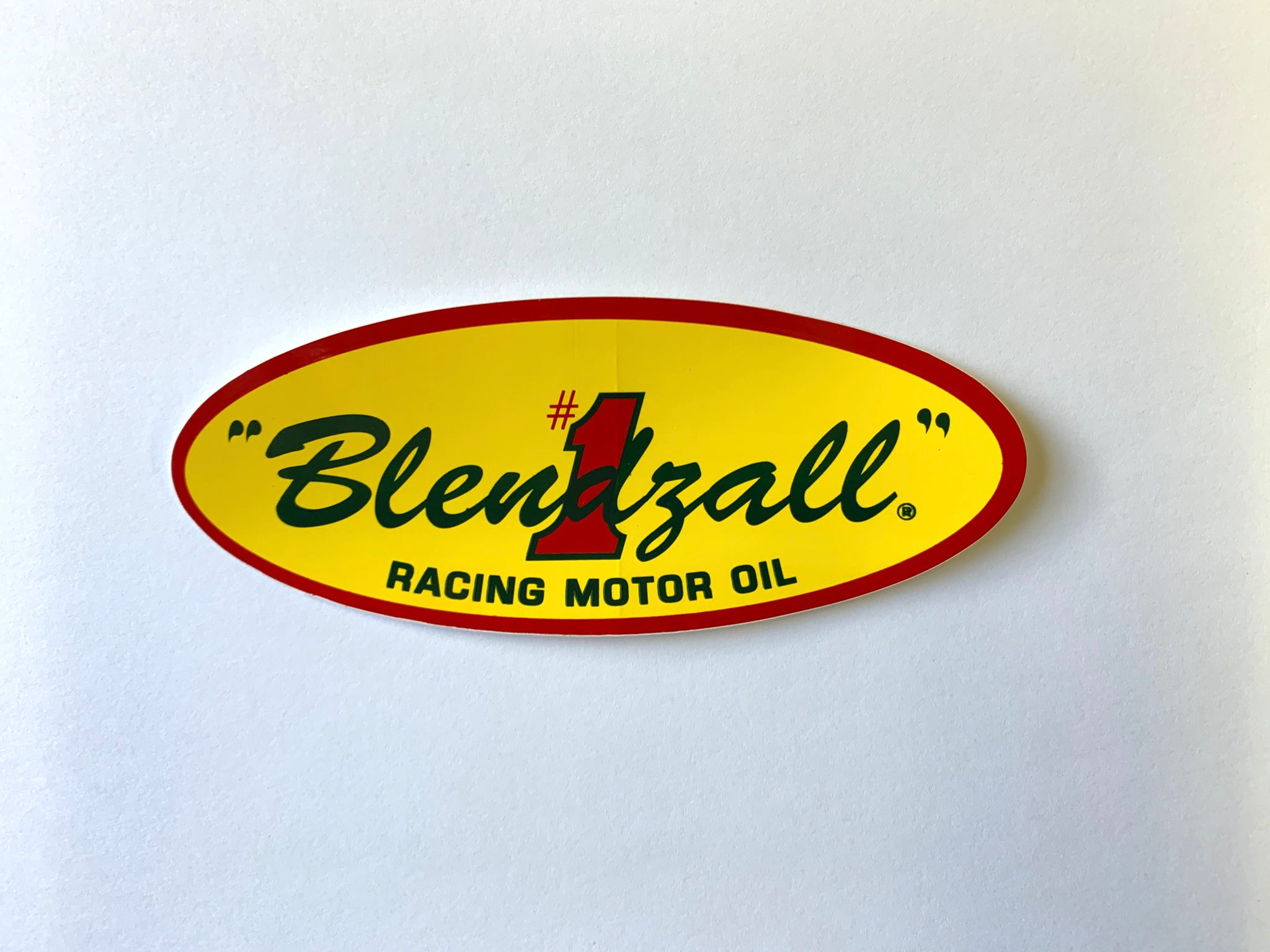 Blendzall 6-inch oval logo sticker