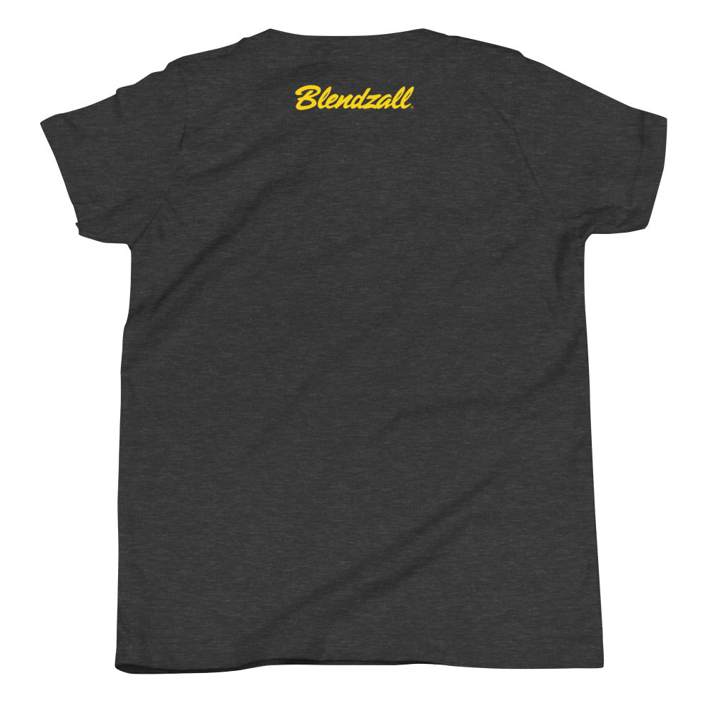 Blendzall Youth Yellow Script T-Shirt